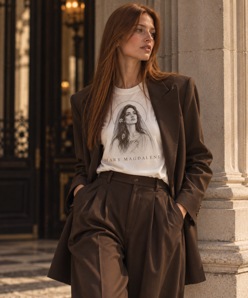 Mary Magdalene Crew Vintage White